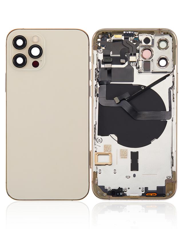 Tapa trasera para iPhone 12 Pro (Version US) sin logo (Dorado)