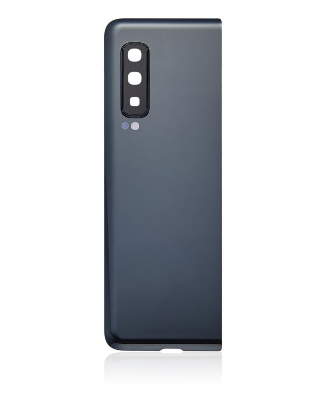 Tapa trasera con lente de camara para Samsung Galaxy Fold 4G (F900) (Negro Cosmos)