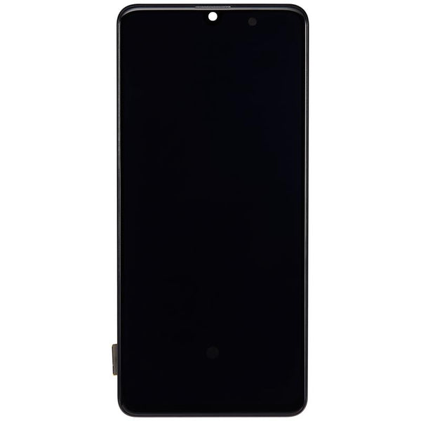 Pantalla OLED con marco para Samsung Galaxy A41 (A415 / 2020) (Prism Crush Black) reacondicionada