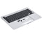 Cubierta superior con teclado para MacBook Pro 13" (A2289 / Inicio 2020) (Teclado UK) (Usado OEM Grado Nuevo) (Plata)