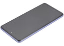 Pantalla OLED con marco para Samsung Galaxy A52 4G (A525 / 2021) / A52 5G (A526 / 2021) / A52S 5G (A528 / 2021) (6.46") (Morado Fantastico)