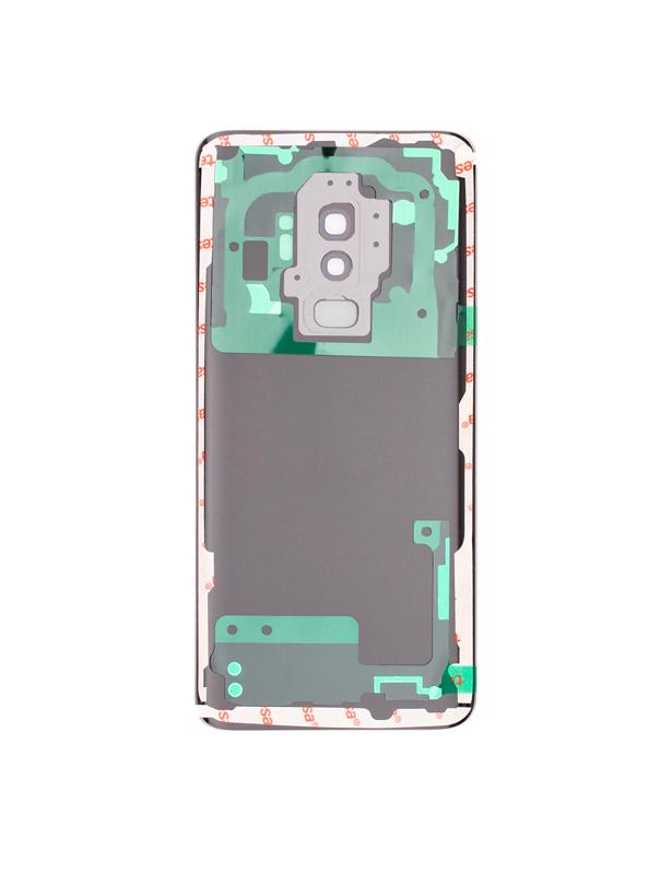 Tapa trasera con lente de camara para Samsung Galaxy S9 Plus (Sin logo) (Gris)