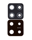 Lente de Camara Trasera (solo vidrio) con adhesivo para Samsung Galaxy A42 5G (A426 / 2020) (Prism Dot Black) (Paquete de 10)