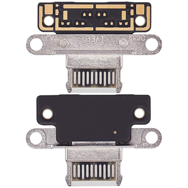 Puerto de carga para iPad Pro 11" (2018 / 2020 / 2021 / 2022) / Pro 12.9" (2018 / 2020 / 2021 / 2022) (Plata) (Paquete de 10)