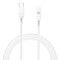 TEKYA CABLE  USB-C A LIGHTNING 6 PIES BLANCO