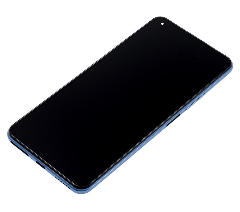 Pantalla OLED con marco para Xiaomi Mi 11 Lite azul chicle