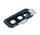 Lente de camara trasera con aro de cubierta para Samsung Galaxy S10E (Prism Black)