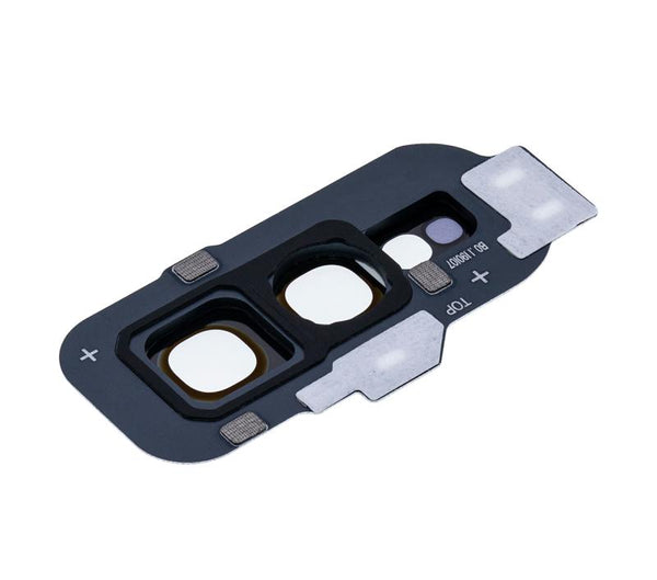 Lente de camara trasera con aro de cubierta para Samsung Galaxy S10E (Prism Black)