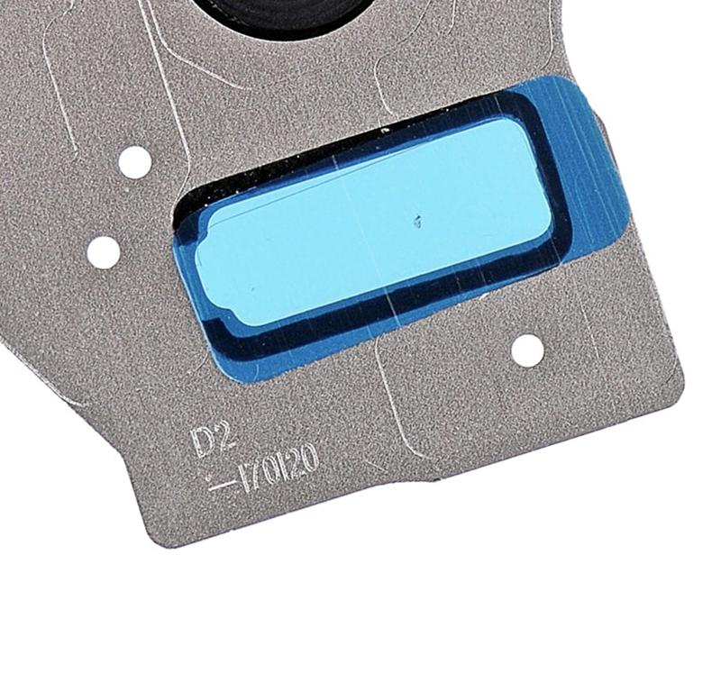 Lente de camara trasera con aro para Samsung Galaxy S8 Plus (Plata)