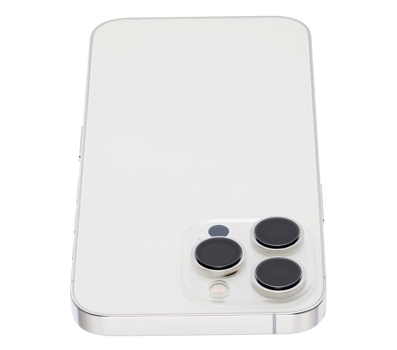 Tapa trasera para iPhone 13 Pro con componentes pequenos pre-instalados (Plata)