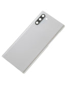 Tapa trasera con lente de camara para Samsung Galaxy Note 10 (Blanco Aura)