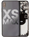 Tapa trasera con componentes pequenos pre-instalados para iPhone XS Max (Usado original calidad C) (Gris espacial)