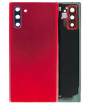 Tapa trasera con lente de camara para Samsung Galaxy Note 10 (Sin logo) (Aura Red)