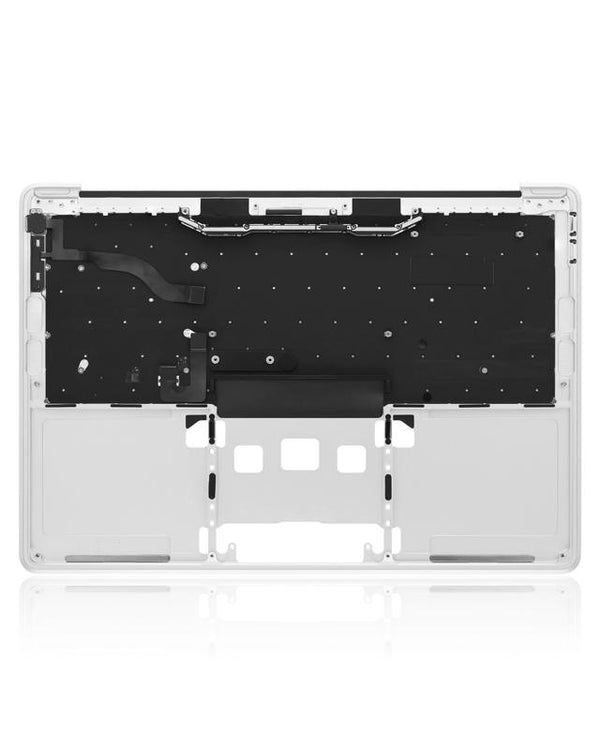 Carcasa superior con teclado para MacBook Pro 13" Retina (A1708 / Fines de 2016 / Mediados de 2017) Teclado UK (Usado OEM: Grado nuevo) (Plata)