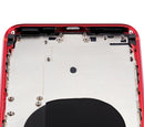 Tapa trasera para iPhone 8 Plus con componentes pequenos pre-instalados (Rojo)