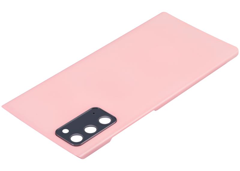 Tapa trasera con lente de camara para Samsung Galaxy Note 20 5G (Rosa)