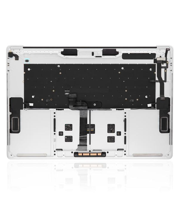Cubierta superior con bateria y teclado para MacBook Pro 15" con Touch Bar (A1707 / Finales 2016 / Mediados 2017) (Ingles UK) (Plata)