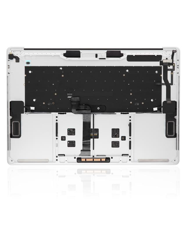 Cubierta superior con bateria y teclado para MacBook Pro 15" con Touch Bar (A1707 / Finales 2016 / Mediados 2017) (Ingles UK) (Plata)