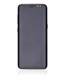 Pantalla OLED con marco para Samsung Galaxy S8 (Usado original Grado B/C) (Negro Medianoche)