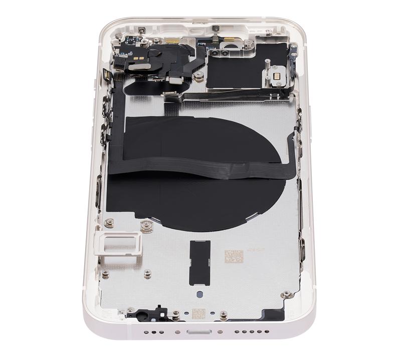 Tapa trasera con componentes pequeños para iPhone 13 (Versión US) (Sin Logo) (Starlight)