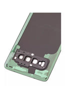 Tapa trasera con lente de camara para Samsung Galaxy S10 original (Prism Black)