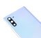 Tapa trasera con lente de camara para Samsung Galaxy Note 10 Aura Glow / Plata original
