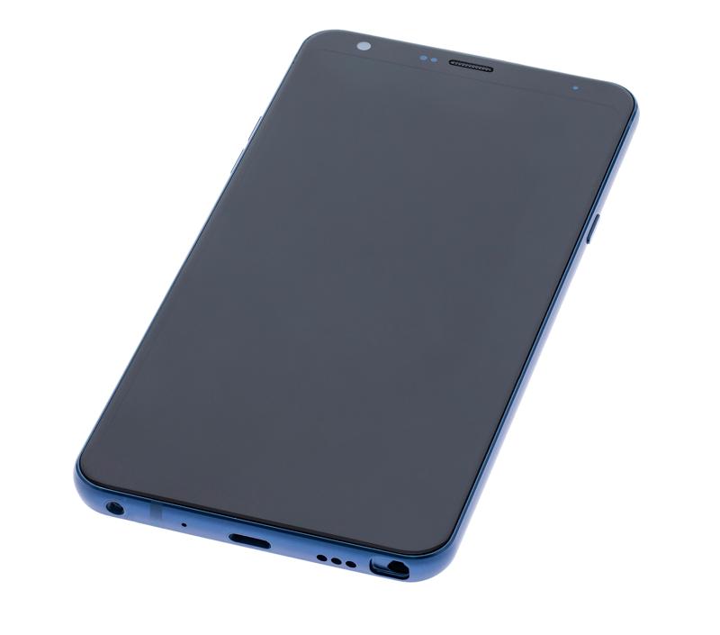 Pantalla LCD con marco para LG Stylo 4 / Stylo 4 Plus (Reacondicionado) (Azul Marroqui)