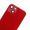 Tapa trasera para iPhone 13 con componentes pequeños pre-instalados (Versión US) (Original usada: Grado A) (Rojo)