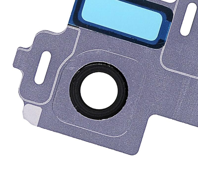 Lente de camara trasera con aro para Samsung Galaxy S8 (Gris Orquidea)