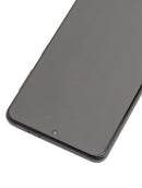 Pantalla USADA OLED con marco para Samsung Galaxy S21 Plus 5G (Negro Fantasma, Blemish Grado B)