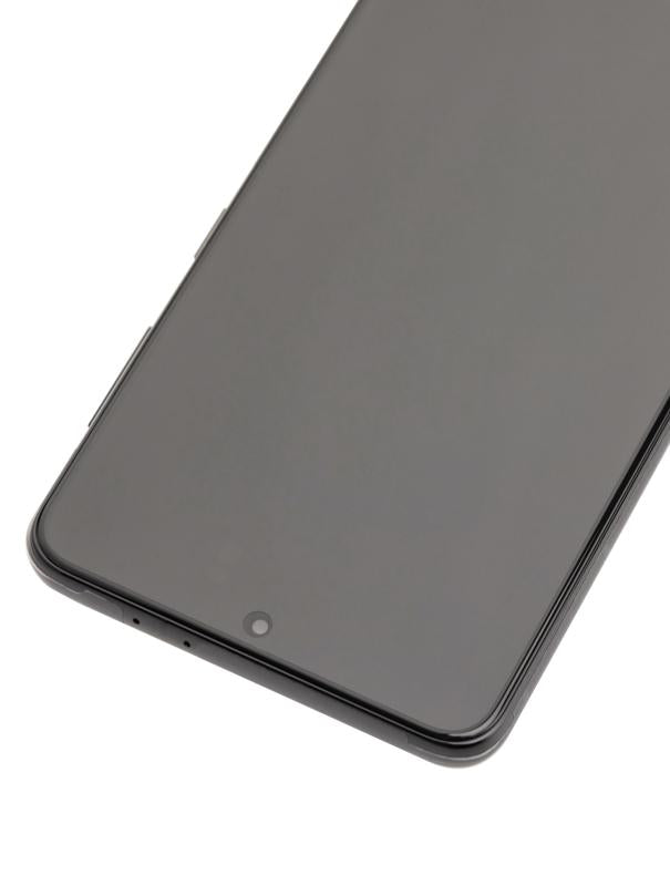 Pantalla USADA OLED con marco para Samsung Galaxy S21 Plus 5G (Negro Fantasma, Blemish Grado B)