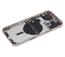 Tapa trasera para iPhone 13 Pro Max con componentes pequenos pre-instalados (Version US) (Sin logo) (Oro)