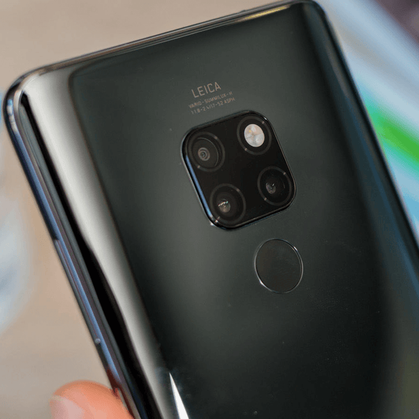 Tapadera de vidrio trasera Huawei Mate 20 Azul oscuro
