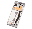 Pantalla OLED para Samsung Galaxy S10 Lite con marco (Blanco Prisma)
