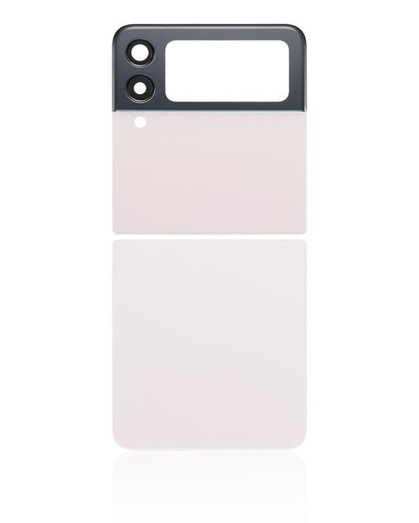 Tapa trasera con lente de camara para Samsung Galaxy Z Flip 3 5G (Blanco)