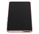 Pantalla OLED con marco para Samsung Galaxy S20 FE 4G / 5G (Naranja Cloud)