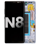 Pantalla OLED para Samsung Galaxy Note 8 con marco (Orchid Gray)