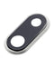 Lente de camara trasera con soporte y bisel para iPhone 8 Plus (Plata) (Paquete de 10)