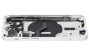 Tapa trasera con componentes pequeños para iPhone 12 Mini (Sin logo) (Blanco)