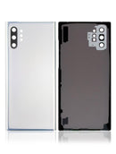 Tapa trasera con lente de camara para Samsung Galaxy Note 10 Plus / 5G (Aura Glow / Plata)