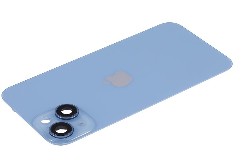 Tapa trasera con placa y magneto MagSafe para iPhone 14 (Azul, original usada grado A)