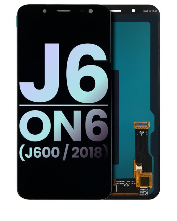 Pantalla OLED para Samsung Galaxy J6 / On6 (J600 / 2018) original color negro