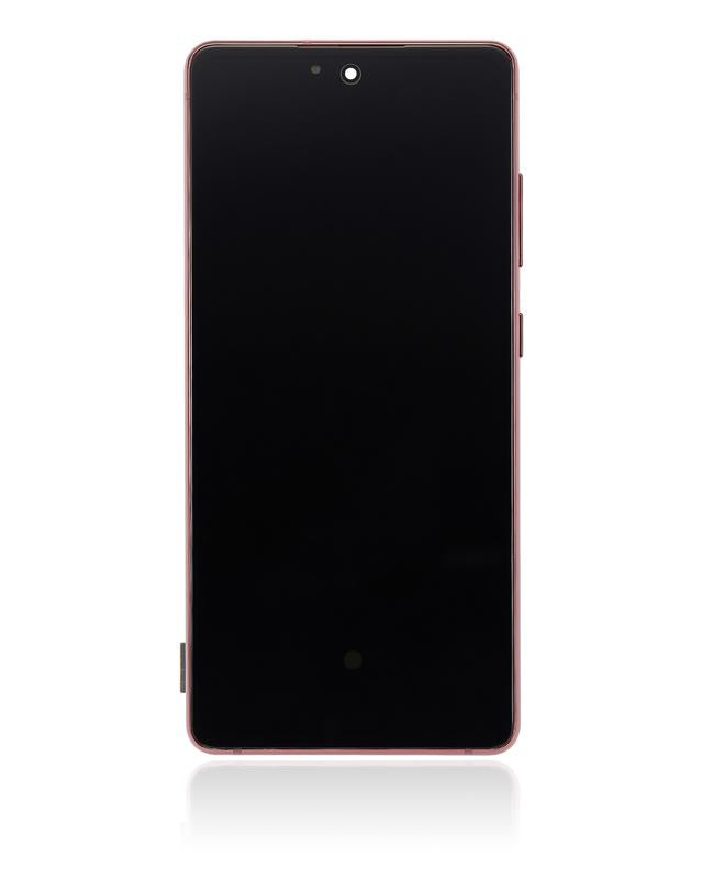 Pantalla OLED para Samsung Galaxy S20 FE 4G / 5G con marco (Rojo Nube)