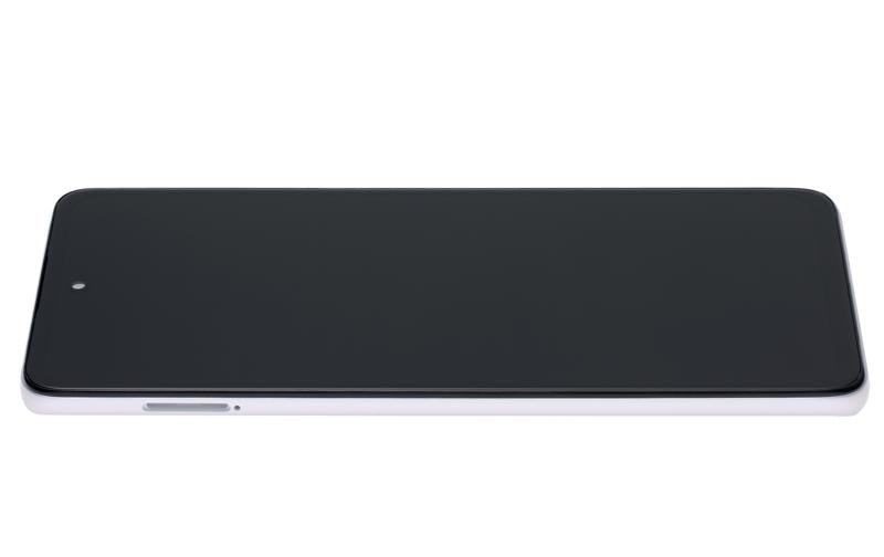 Pantalla LCD con marco para Motorola One 5G Ace (XT2113-1/2 / 2021) (Refurbished) (Plata Escarchada)