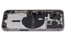 Tapa trasera con componentes para iPhone 13 Pro (Version US) (Sin logo) (Grafito)