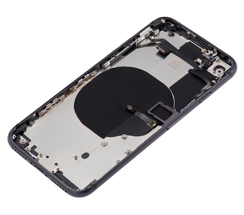 Tapa trasera para iPhone 8 con componentes pequenos pre-instalados (Gris Espacial)