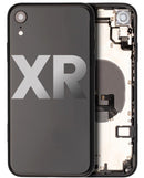 Tapa trasera para iPhone XR con componentes pequeños pre-instalados