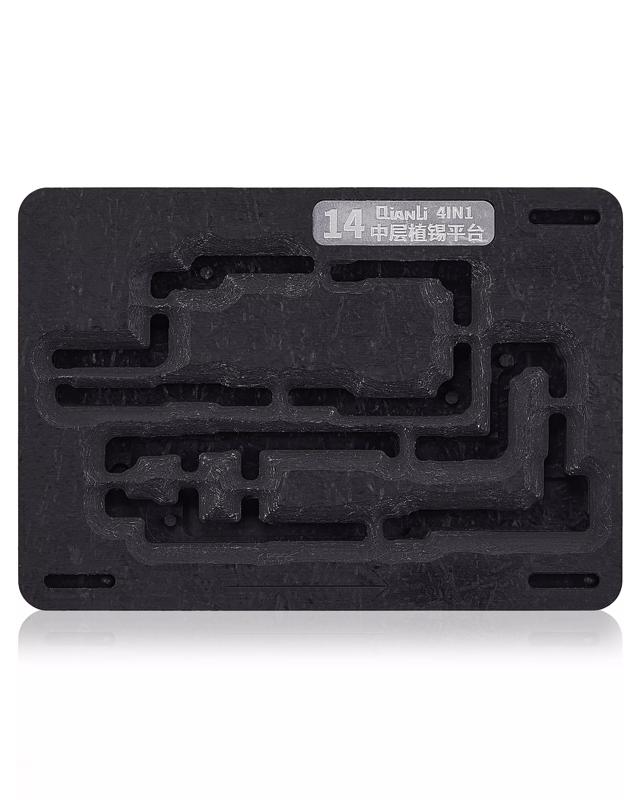 Plataforma de Reballing 4 en 1 para Marco Medio para iPhone 14 / 14 Plus / 14 Pro / 14 Pro Max