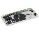 Tapa trasera para iPhone 12 con componentes pequenos pre-instalados (Version internacional, Verde)