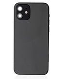 Tapa trasera para iPhone 12 con componentes pequeños pre-instalados (Versión internacional) (Original usada: Grado A) (Negro)